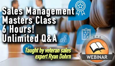 Sales Management Masters Class