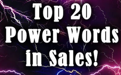 The Top 20 Power Words to Use in Ad Sales